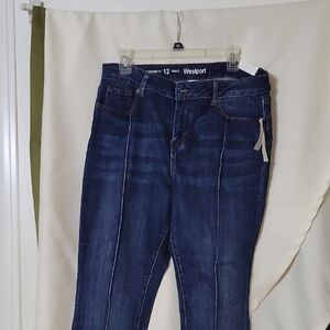 Westport Blue Straight Leg Jeans with Rich Indigo Hue